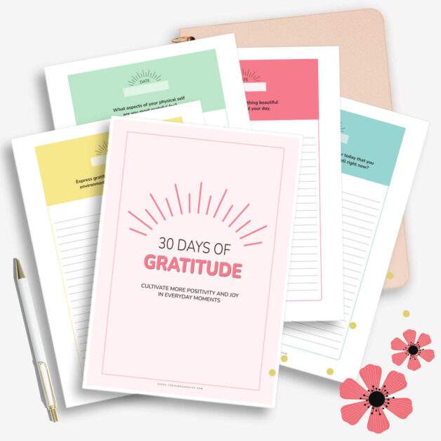 30-Days of Gratitude: Printable Journal - Thriving Good Life