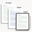 flatlay ipad and printable pages from the right fit relationship needs workbook.
