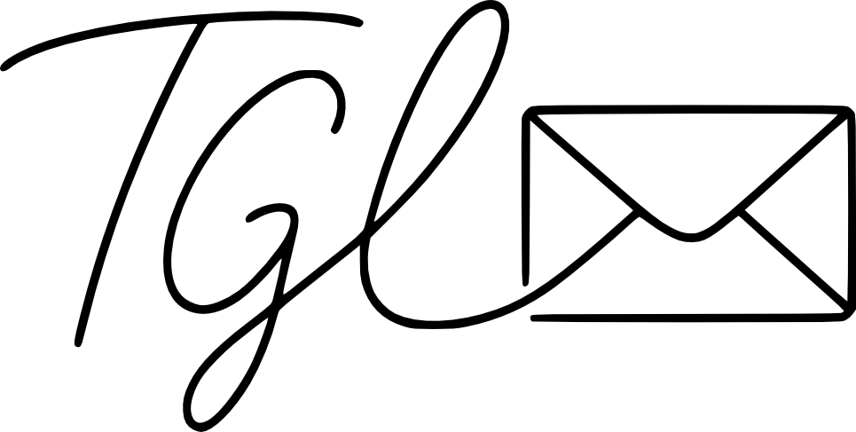 email icon with the letters TGL