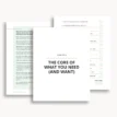 Printable PDF pages from the right fit dating and relationship workbook shown stacked including the “Core of What You Need and Want” page.